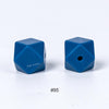 10pcs 17mm Silicone Hexagon Beads