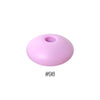 Perles en silicone en forme de soucoupe de 12 mm