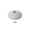 Perles en silicone en forme de soucoupe de 12 mm
