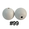 20pcs 12mm Round Silicone Beads