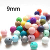JNWTeethers 9mm silicone round beads assorted colors