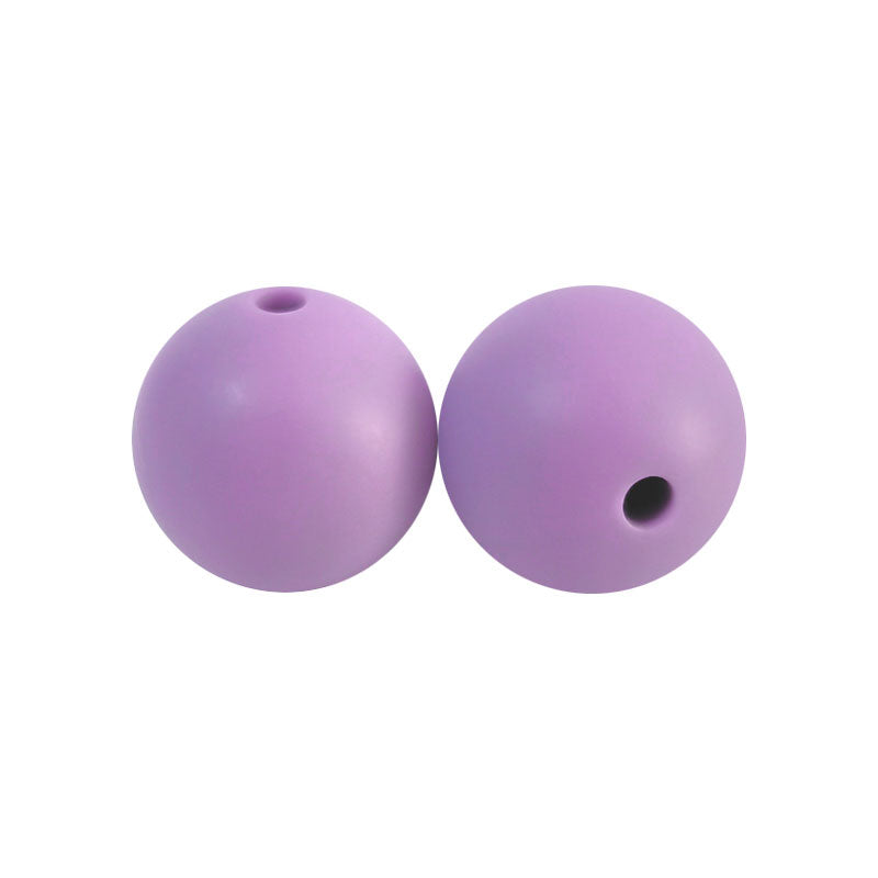 100 12mm Round Silicone Beads