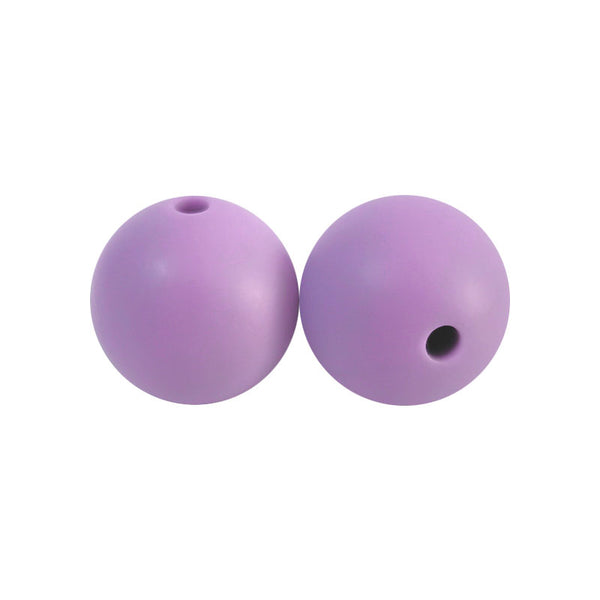 100 12mm Round Silicone Beads