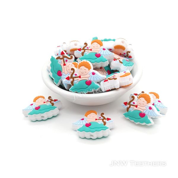 JNWTeethers Cupid silicone focal beads 