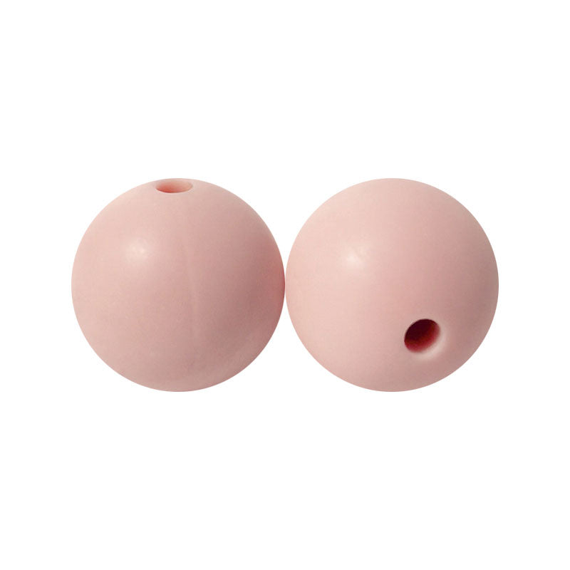 100 12mm Round Silicone Beads