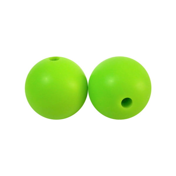 100 12mm Round Silicone Beads