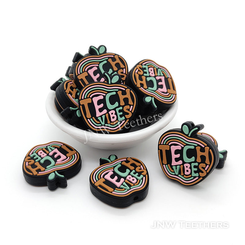 Tech vibes apple silicone focal beads