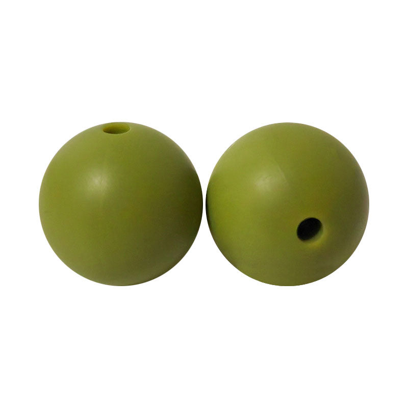 100 12mm Round Silicone Beads