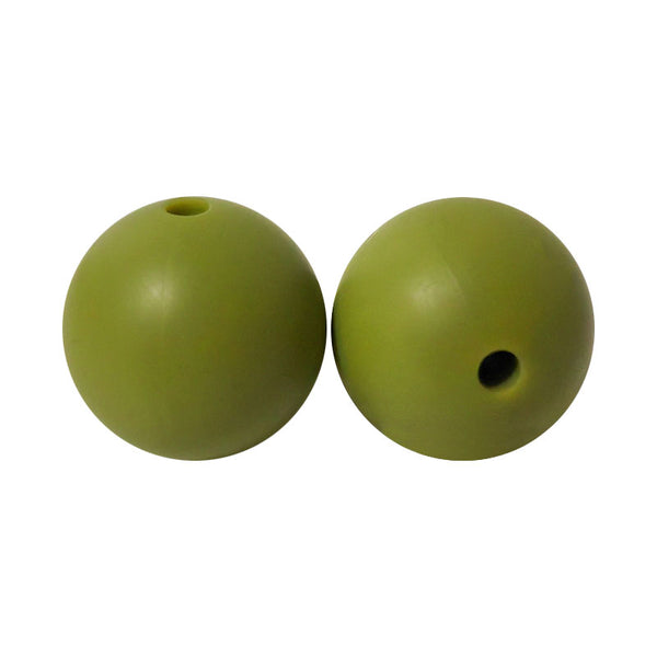 100 12mm Round Silicone Beads
