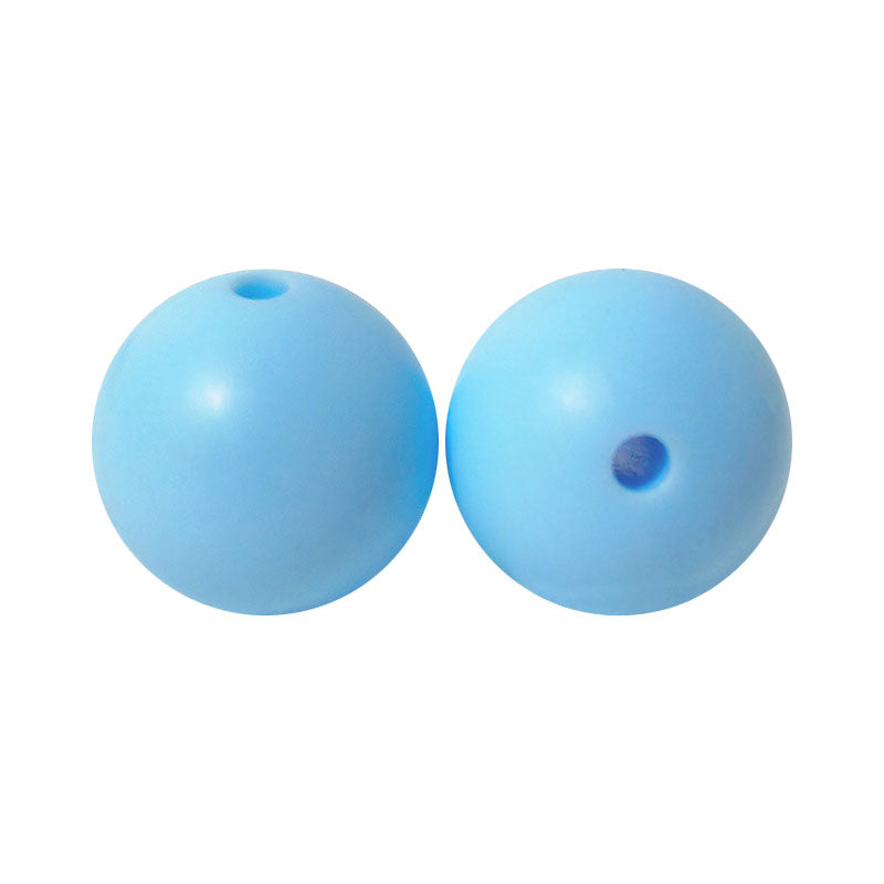 100 12mm Round Silicone Beads