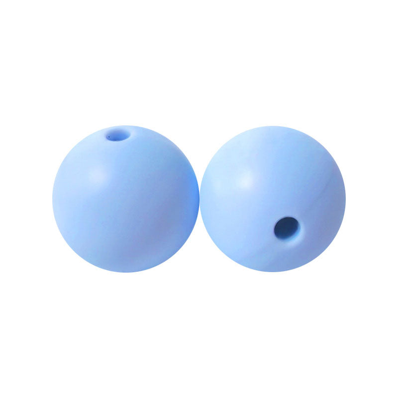 100 12mm Round Silicone Beads