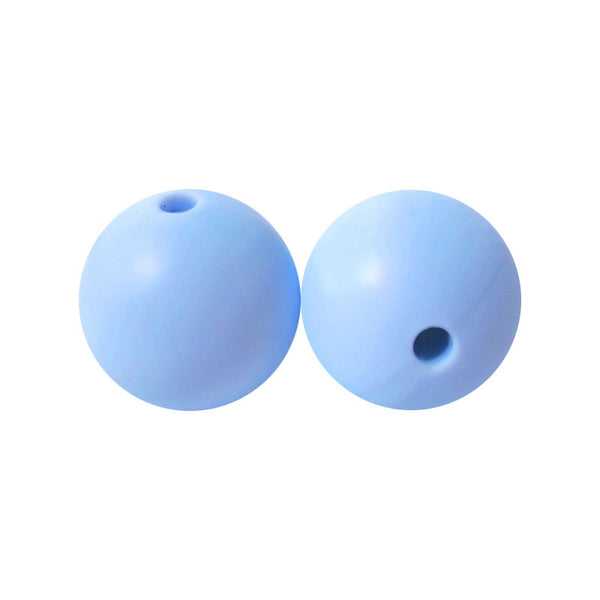 100 12mm Round Silicone Beads