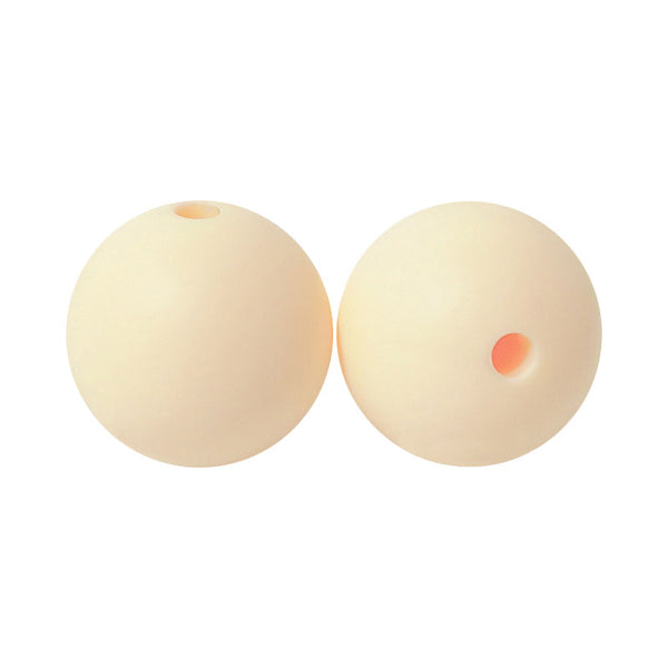 100 12mm Round Silicone Beads