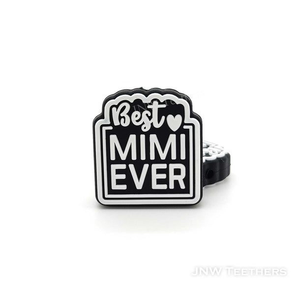 Best mimi ever silicone focal beads white