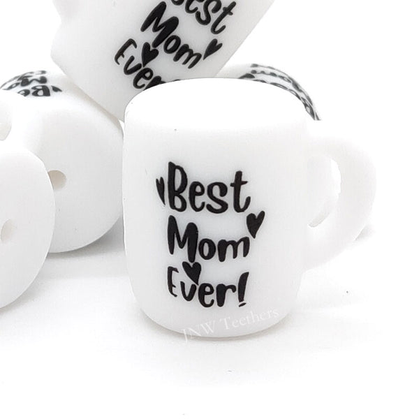 Best mom ever printed coffee mug silicone beads wholesale