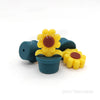 Biscay Sunflower in Pot Silicone Focal Beads
