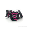 Crazy cat lady silicone focal beads Black 