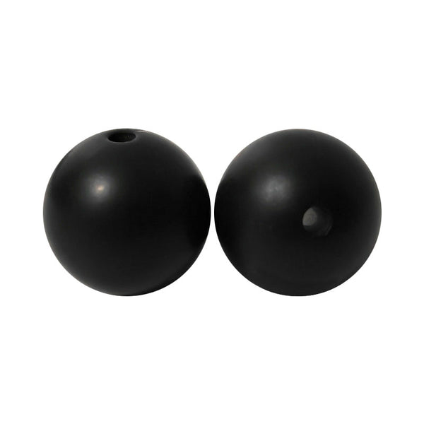 100 12mm Round Silicone Beads