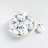 Snowman Silicone Focal Bead