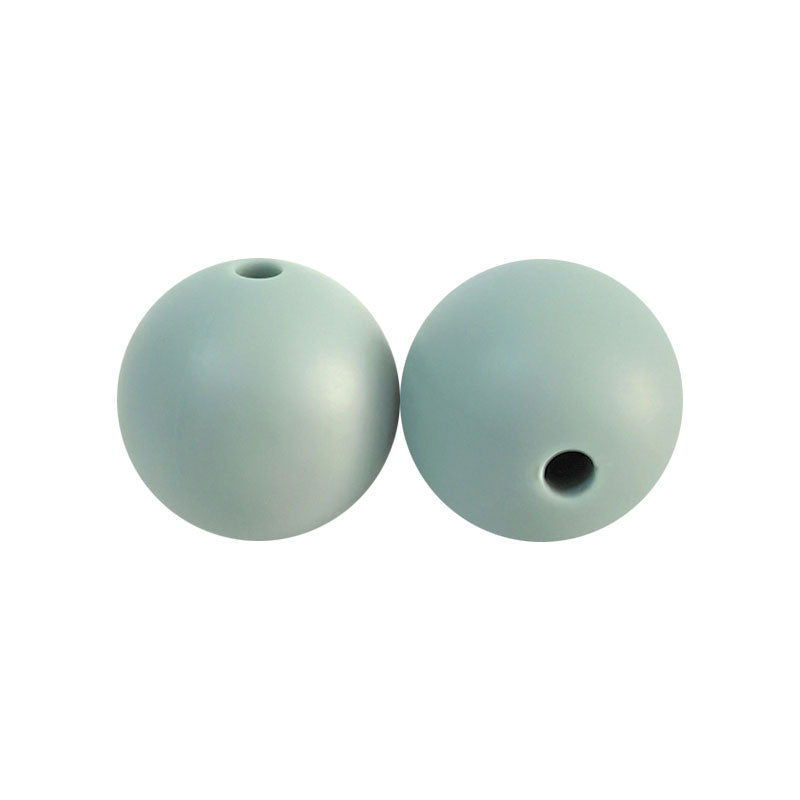 100 12mm Round Silicone Beads