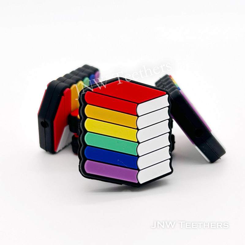 Books Silicone Focal Beads