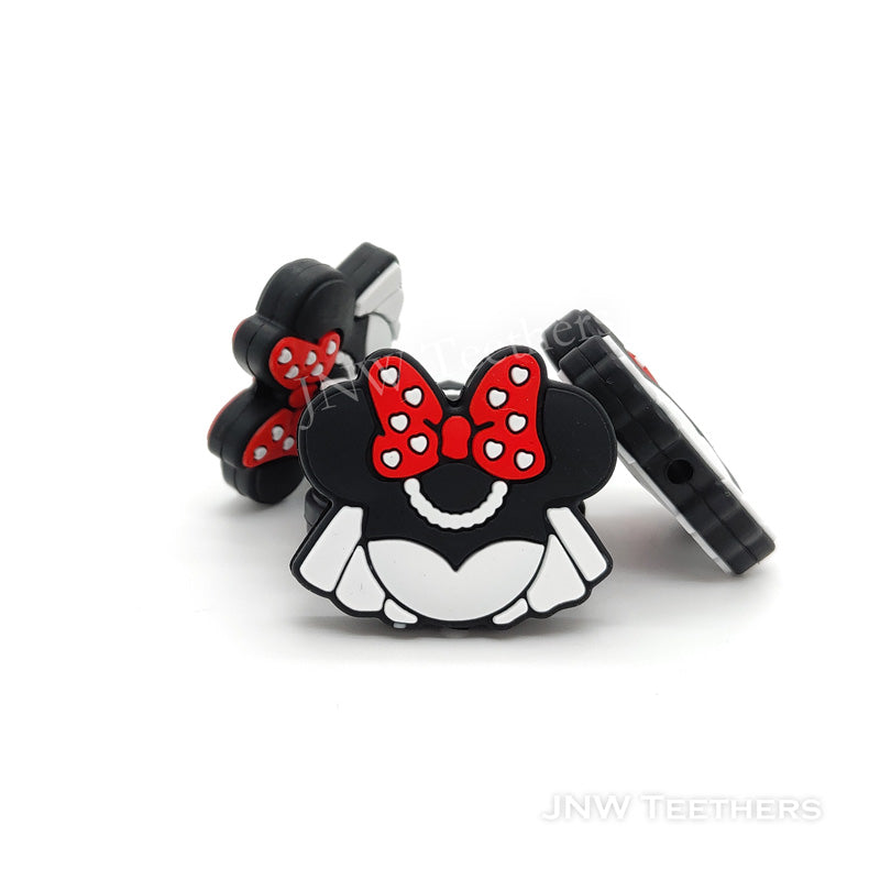 Bridge mouse silicone focal beads