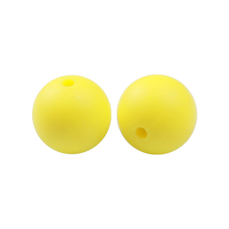 100 12mm Round Silicone Beads