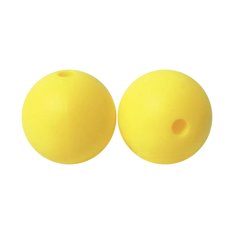100 12mm Round Silicone Beads