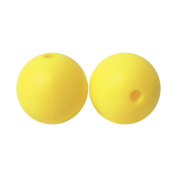 100 12mm Round Silicone Beads