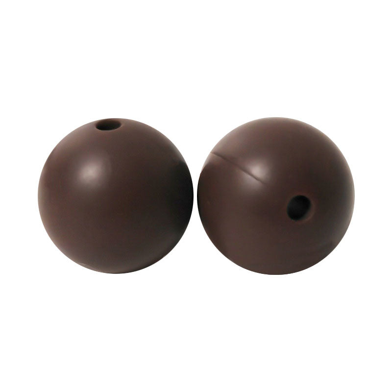 100 12mm Round Silicone Beads