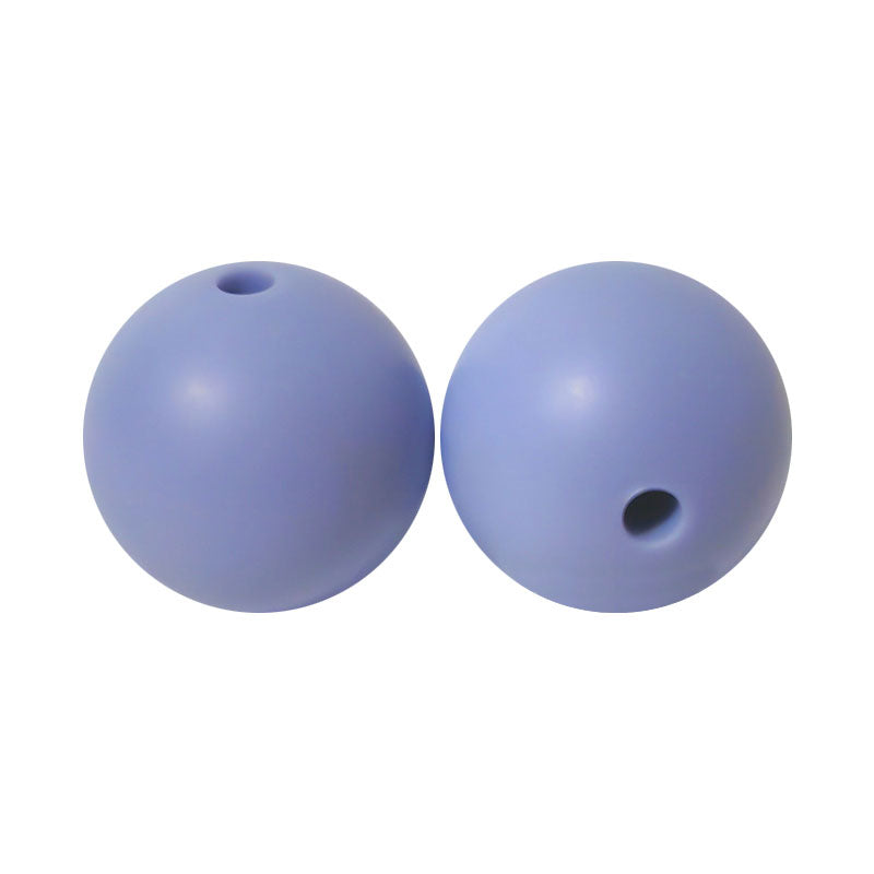 100 12mm Round Silicone Beads