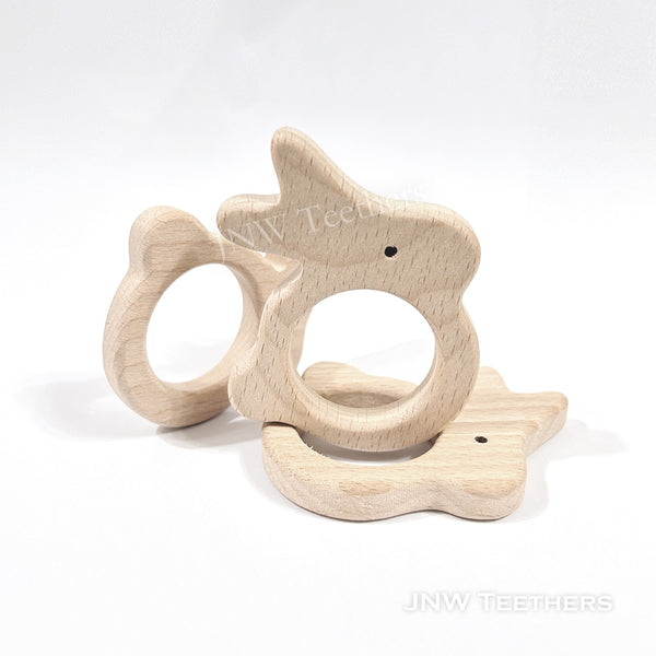 Bunny wooden teether