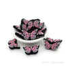 Purple    Butterfly Silicone Focal Beads
