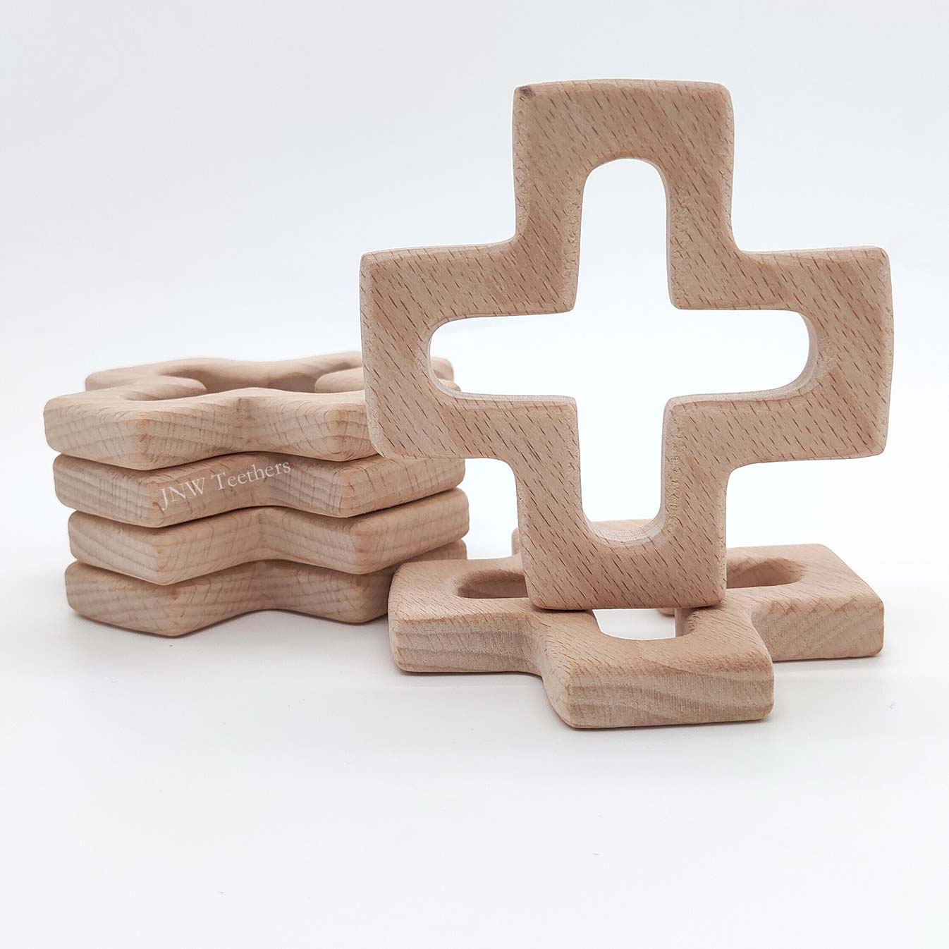 Cross- Beech Wood Pendants