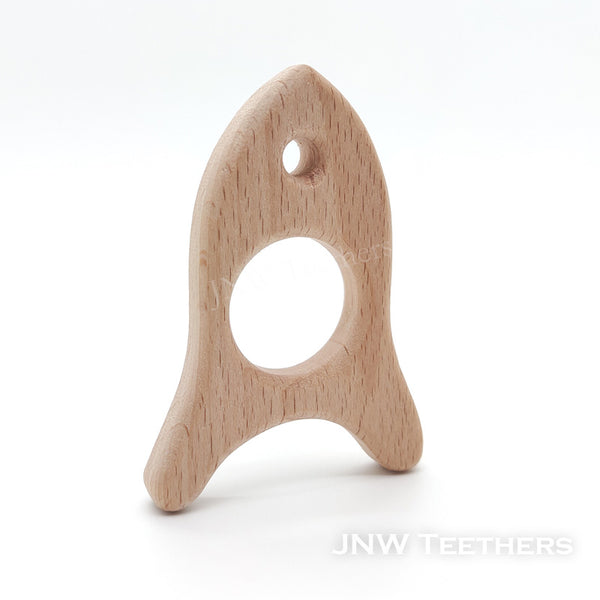 Rocket - Small Beech Wood Pendants