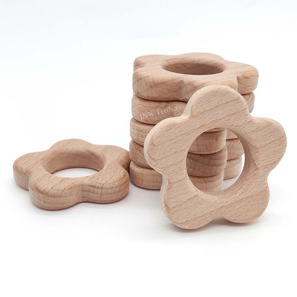 Sunflower- Beech Wood Pendants