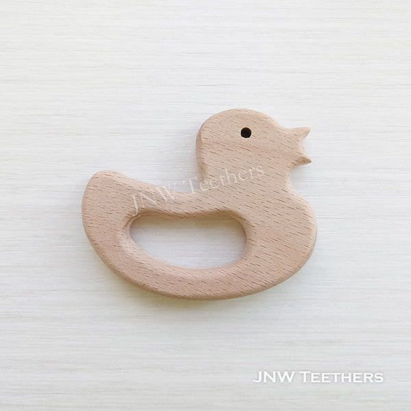 Wooden duck teethers