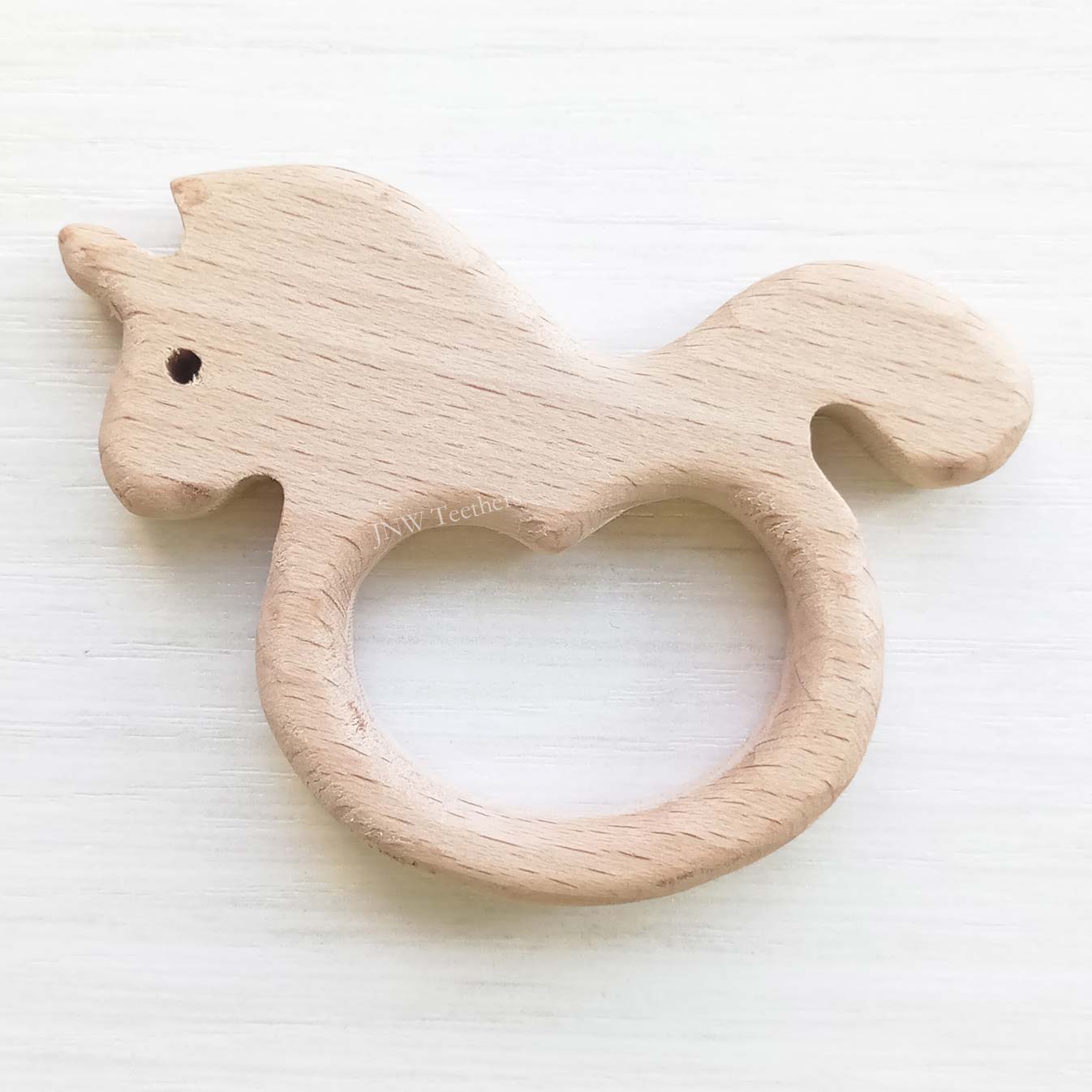 5pcs Unicorn Wood Pendants