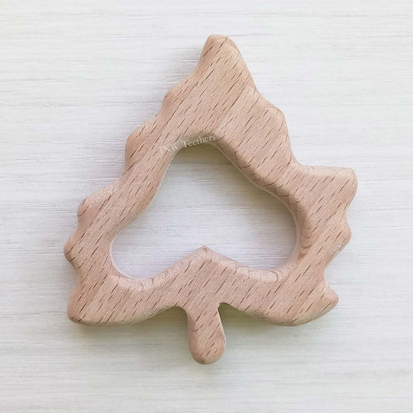 5pcs leaf -Wood Pendants