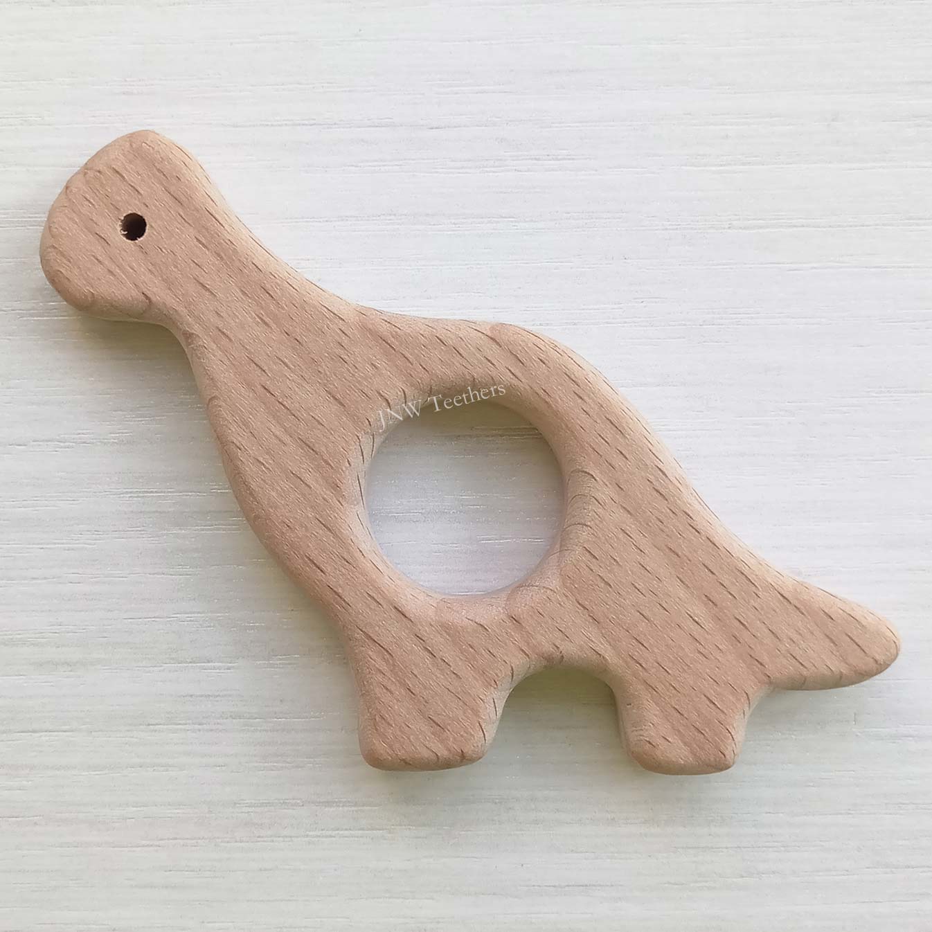 5pcs Brontosaurus Wood Pendants