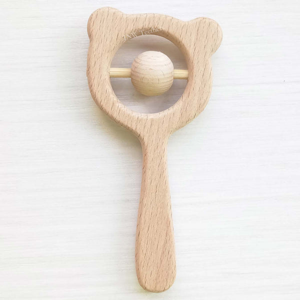5pcs Baby Rattle-Wood Pendants