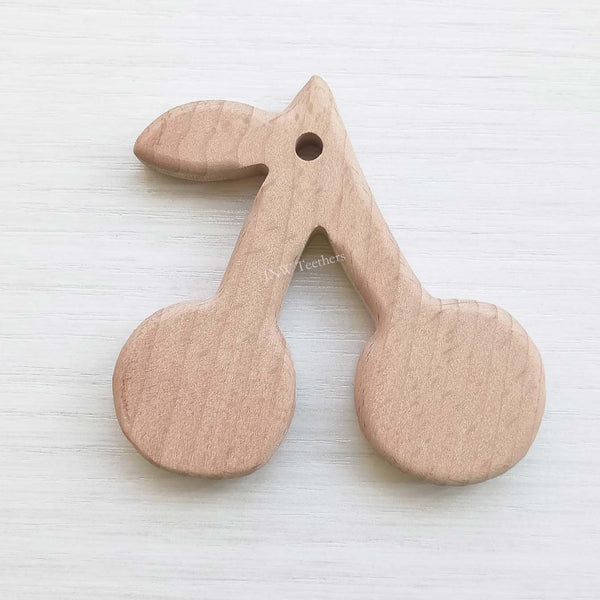5pcs Cherry-Wood Pendants