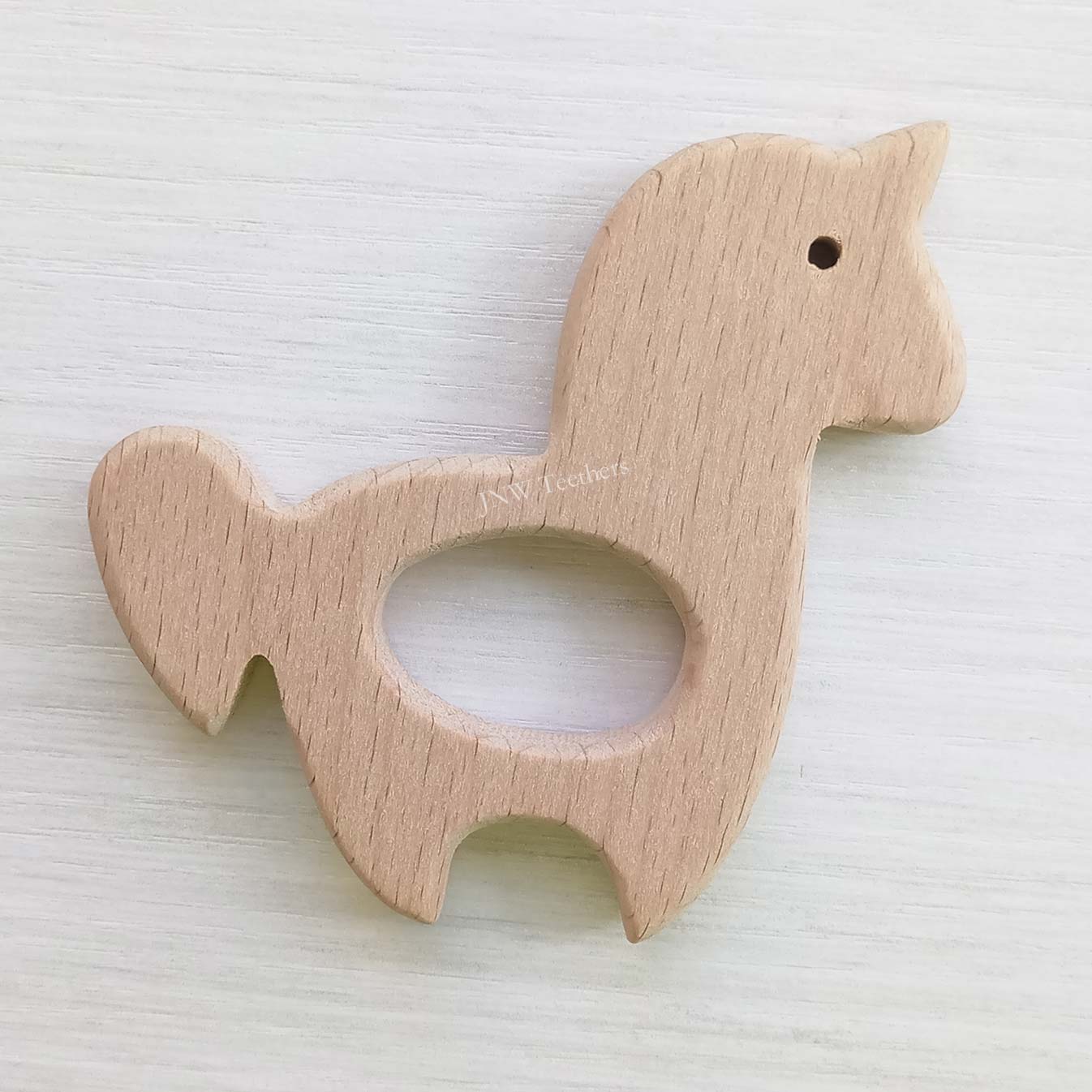 5pcs Unicorn-Wood Pendants