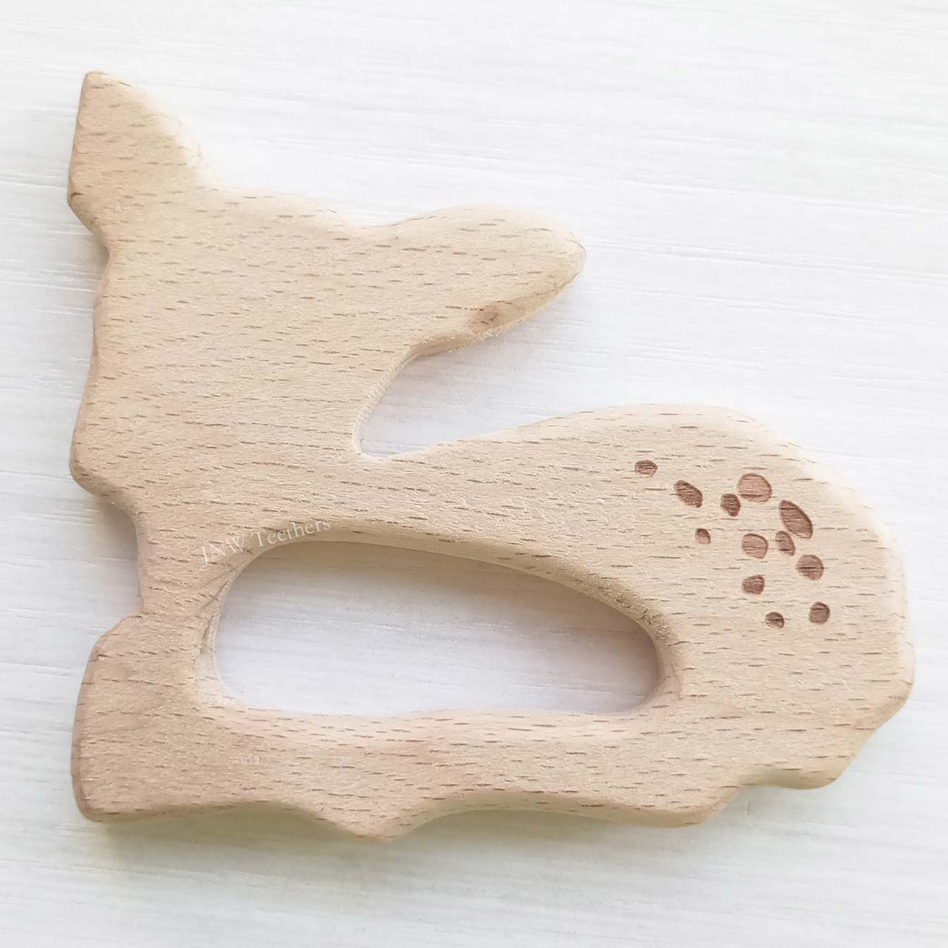 5pcs Doe deer-Wood Pendants