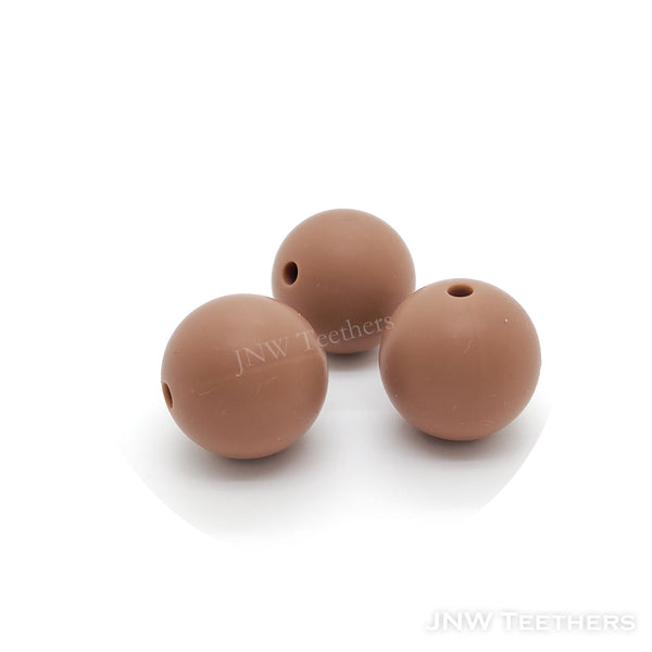 Camel silicone beads round 9mm 12mm 15mm 77