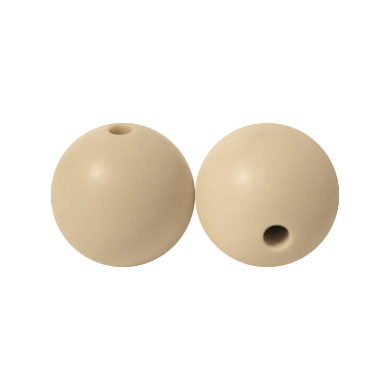 100 12mm Round Silicone Beads