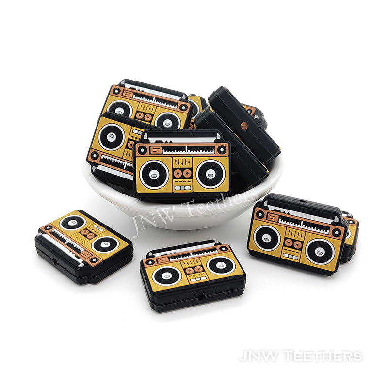 Cassette Recorder Silicone Focal Bead