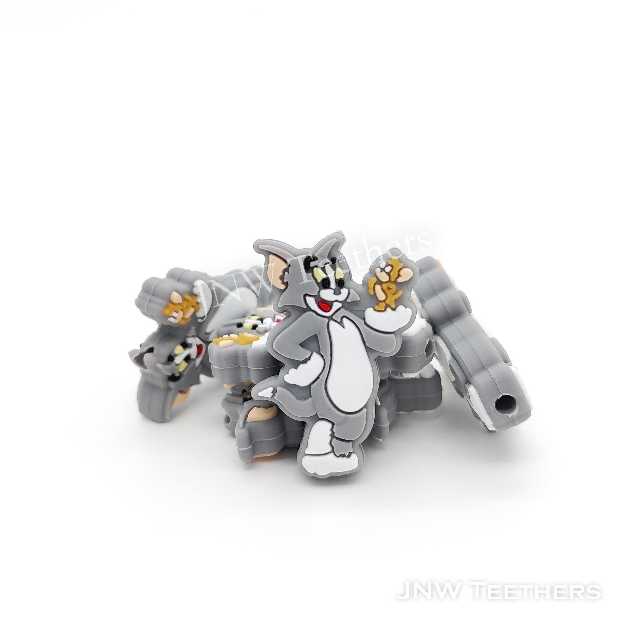 Tom and Jerry silicone focal beads