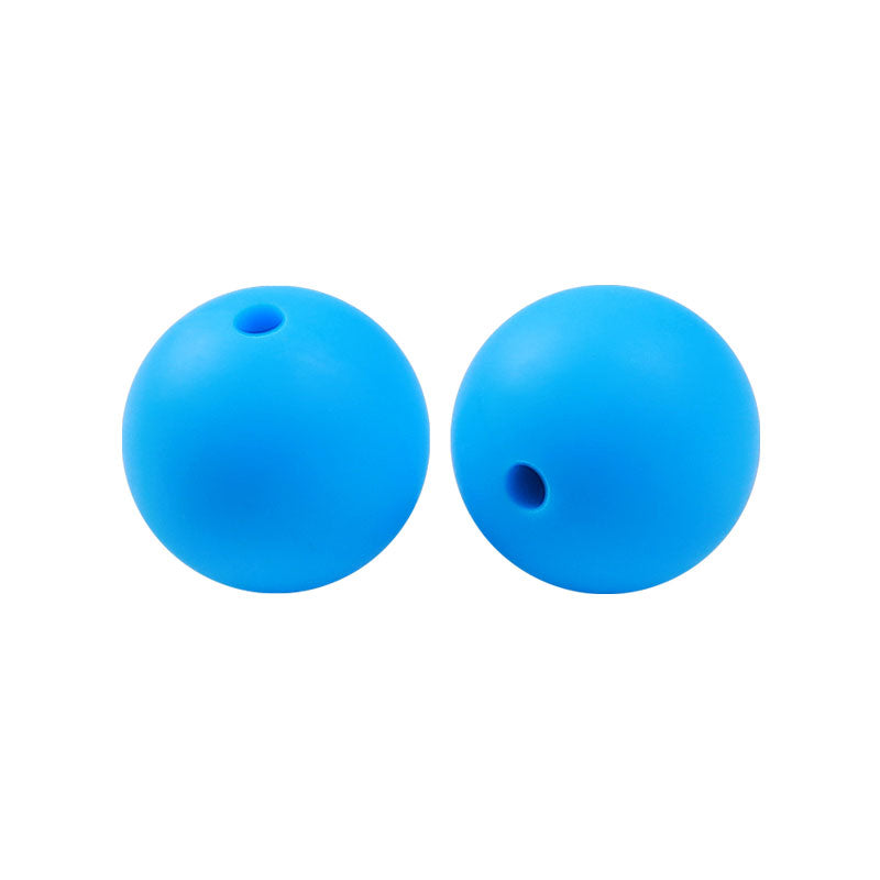 100 12mm Round Silicone Beads