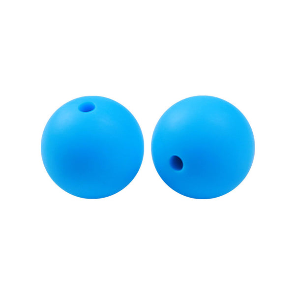 100 12mm Round Silicone Beads